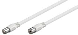 Goobay Cablu COAXIAL TV antena 10m mama-tata 75 ohm clasa A 85DB Dublu ecranat CCS alb 66617 Goobay (66617) - habo