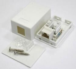 Well Priza simpla UTP cat5 RJ45 neecranat pe tencuiala Well (LANBOX-SM-U5-WL)