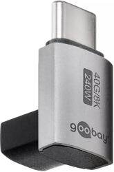 Goobay Adaptor USB-C3.1 mama - USB-C tata vertical la 90 scurt Thunderbolt 3 /4 Goobay 74444 (74444) - habo
