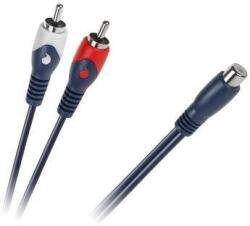 Cabletech Cablu Y RCA mama la 2x RCA tata 0.2m Cabletech (KPO2616) - habo