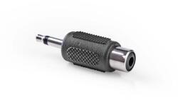 Nedis Adaptor Jack 3.5 mm mufa tata - mama RCA soclu mono 1buc Nedis CAGP22965BK (CAGP22965BK)