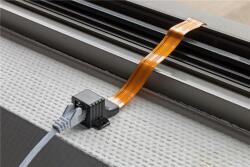 Goobay Cablu de trecere fereastra RJ45 LAN ultra-slim 0.25m Goobay (71411) - habo