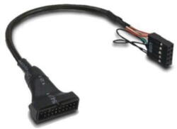 Inter-Tech Adaptor Inter-Tech USB 3.0 la USB 2.0 15cm (IT-USB39PIN)