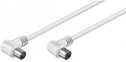Goobay Cablu coaxial 90 grade la coaxial 90 grade 5m dublu ecranat (11522)