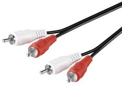 Goobay Cablu 2x RCA 2.5m ecranat cupru Goobay (50407) - habo