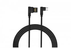 GOLF Cablu Golf Pudding Micro USB 48M 1m 2.4A negru (GC-48M-B) - habo
