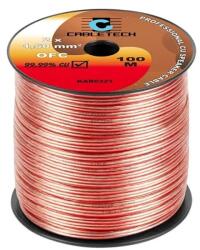 Cabletech Cablu difuzor cupru OFC 2x1.5mm2 transparent CABLETECH KAB0321 pret/1metru (KAB0321) - habo
