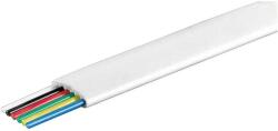 Goobay Cablu telefonic plat 6 fire AWG28 CCA alb Vanzare la metru liniar 93307 Goobay (93307) - habo