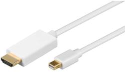 Goobay Cablu mini DisplayPort v1.2 la Hdmi 2m 4K Ultra HD alb Goobay (52861)