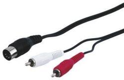 Goobay Cablu DIN 5 pini la 2x RCA 1.5m Goobay (50014) - habo