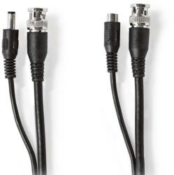 Nedis Cablu coaxial de securitate CCTV RG59 20m BNC 2.1x5.5mm Nedis (CCTVCA10BK200)