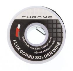 CHROME Fludor 1000gr 1.6mm Chrome Sn60-Pb40 Flux 2.0% (TIN-1000GR/1.6MM-CHR) - habo