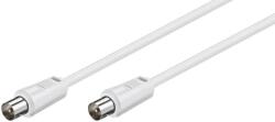 Goobay Cablu COAXIAL TV antena 5m tata-tata 75 ohm 70DB Dublu ecranat CCS alb 68149 Goobay (68149)