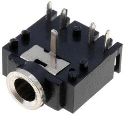 Valueline Conector 3.5mm stereo jack montabil pe panou cu intrerupator Valueline JC-128 (JC-128) - habo