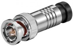 Well Mufa conector BNC tata cu compresie cablu 7mm Well (BNC-CP-7.0MM-WL)