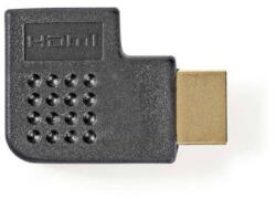 Nedis Adaptor HDMI - HDMI mama cotit stanga mare viteza cu Ethernet Nedis (CVGP34903BK)
