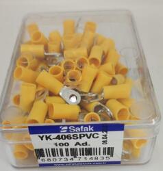 Safak Papuc ochi izolat galben 4.0-6.0mm2 M4 Safak YK-406SPVC (YK-406SPVC)