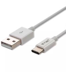 V-TAC Cablu USB Type C 1m 2.4A alb SILVER EDITON V-TAC SKU-8486 (SKU-8486) - habo
