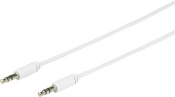 eSTUFF Cablu mini JACK 3.5 mm tata tata 2m alb eSTUFF (ES84400-2M-WHITE) - habo