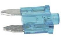 Velleman Siguranta auto mini cu indicator luminos 15A albastru Velleman 11x8.6mm (AFUM15L) - habo