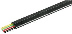 Goobay Cablu telefonic 4 fire plat cupru AWG 30 negru Goobay (50253)