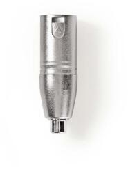 Nedis Adaptor XLR 3 pini tata - mama RCA 1buc metal NEDIS (CAGP15930ME)