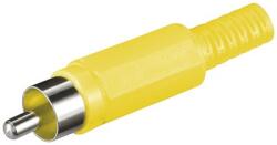 Goobay Mufa RCA tata din plastic galben Goobay (11602)