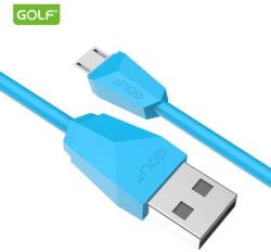 GOLF Cablu USB la micro USB Golf Diamond Sync Cablu albastru 1m 2A GC-27m (GC-27m-CYAN) - habo