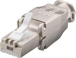 Goobay Mufa tata RJ45 CAT6A STP metal ecranata cablu max. 9mm AWG 22 - AWG 24 montare fara cleste 38292 Goobay (38292) - habo