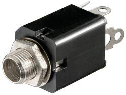 Goobay Mufa Jack audio 6.35 mm stereo mama din plastic panou Goobay (11096) - habo