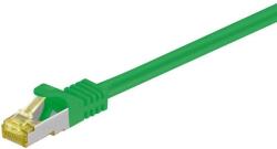 Goobay Cablu patch SFTP CAT7 mufat 1m verde RJ45 tata - RJ45 tata GOOBAY (91586) - habo