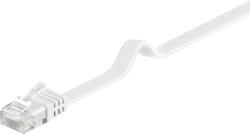 Goobay Cablu plat Cat6 UTP 15m 250MHz RJ45 cupru alb Goobay (95157) - habo