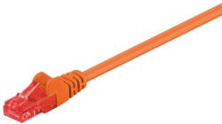 Goobay Cablu UTP CAT6 mufat 2m patch cord portocaliu GOOBAY (95271)