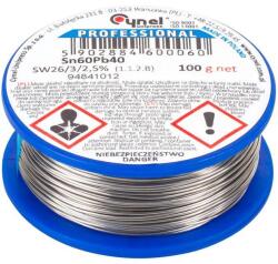 Cynel Fludor 0.9mm SN60 PB40 rola 100g CYNEL (LUT0106-100) - habo