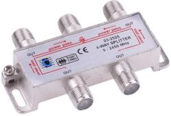 Cabletech Spliter 4 cai power pass 5-2450Mhz Cabletech (ZLA0637)