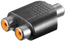 Goobay Adaptor audio RCA mama - 2x RCA mama Goobay (11687) - habo