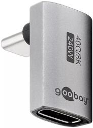 Goobay Adaptor USB-C mama - USB-C tata vertical 90 Thunderbolt3/4 Goobay 74442 (74442) - habo