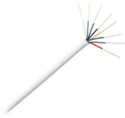 Cabletech Cablu pentru telefon sau alarma YTDY 8x0.5mm 1m liniar alb Cabletech KAB0553 (KAB0553)