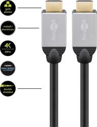 Goobay Cablu HDMI v2.0 Ethernet 3m Ultra HD 4K 60Hz 2160p Goobay Plus (75844)
