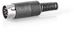 Nedis Conector DIN Nedis 6-pini tata 1buc negru CAVC20903BK (CAVC20903BK) - habo
