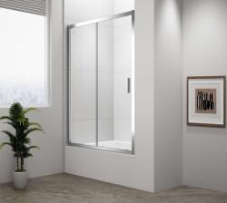 POLYSAN Deep - Zuhanyzó ajtó két részből 1100 mm, fényes alumínium/tiszta üveg MD1116 (MD1116)
