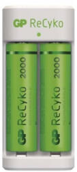 GP Batteries GP ECO E211 Akkutöltő+2 X AA GP RECYKO 2000 (B51214) (B51214)