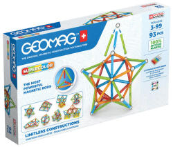 Geomag Supercolor Recycled 93 db-os mágneses építőjáték készlet (GMG00385) (385)