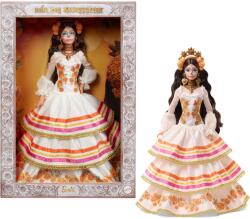 Mattel Barbie Signature Dia De Muertos 2025 baba krémszínű fodros ruhában JBJ05 (JBJ05)