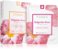FOREO Farm to Face Sheet Mask Bulgarian Rose hidratáló gézmaszk 3x20 ml