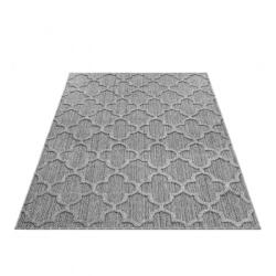 Ayyildiz Kültéri szőnyeg, Ayyildiz, Patara, Lóhere mintás, Polipropilén, 200 x 290 cm, Szürke (1090501813)