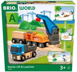 BRIO World Starterset Güterzug mit Kran A 63602800 (63602800)
