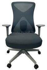 Aarven , Szürke, 3D kartámaszos, deréktámaszos, Irodai Szék / 2db/ (DQ-1913BD-H) (DQ-1913BD-H)