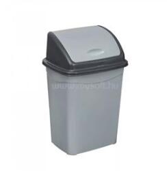 PLANET Szemetes kuka billenő fedéllel műanyag 50 literes antracit UP122-245 (PLANET_41830) (PLANET_41830)