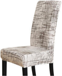 Meble OdNowa Székhuzat, Meble OdNowa, bézs, sötét csíkokkal, rugalmas anyag, vízálló, standard méretek (convivum_5905080702279)